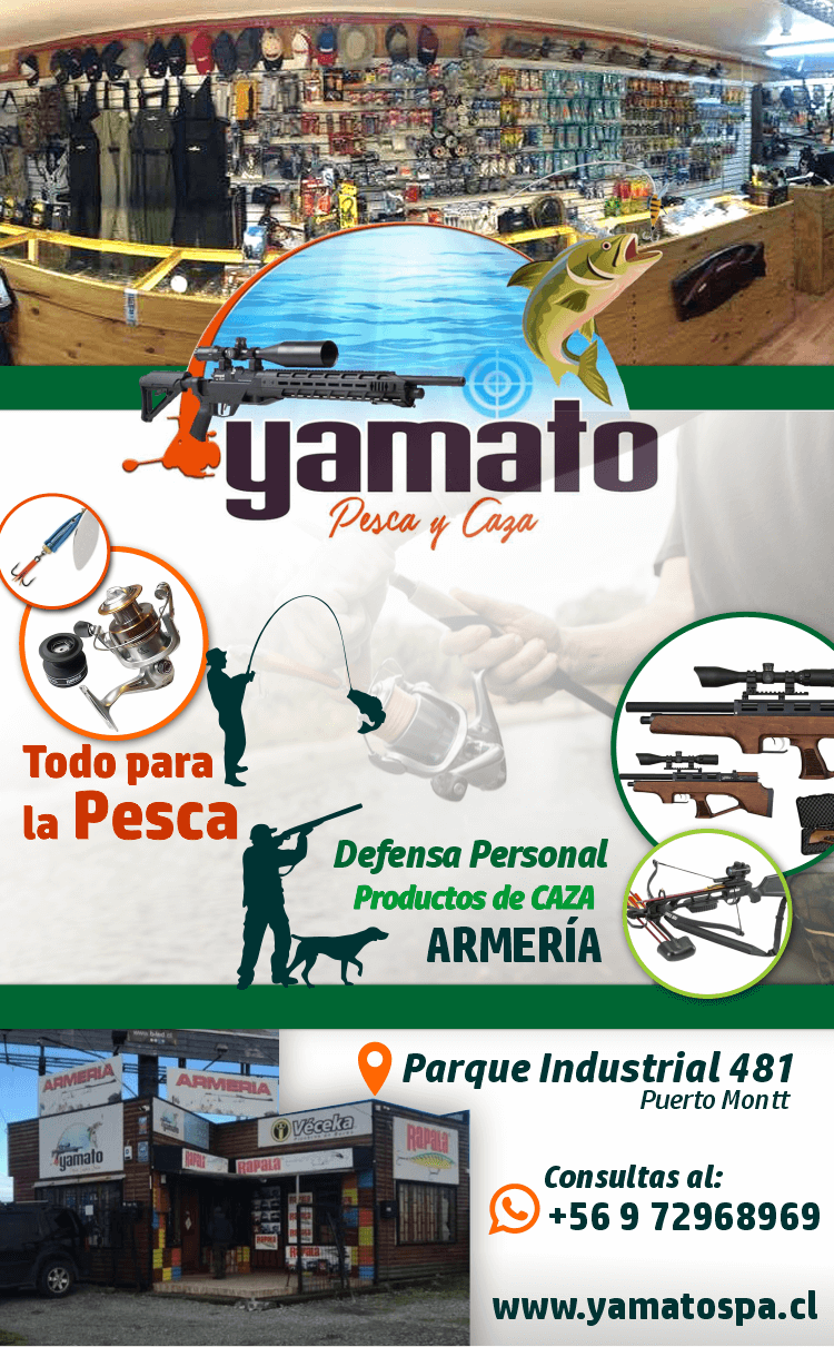 pesca y caza puerto montt armeria yamato